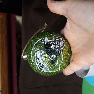 Brand new handmade Seattle Seahawks football ornament
